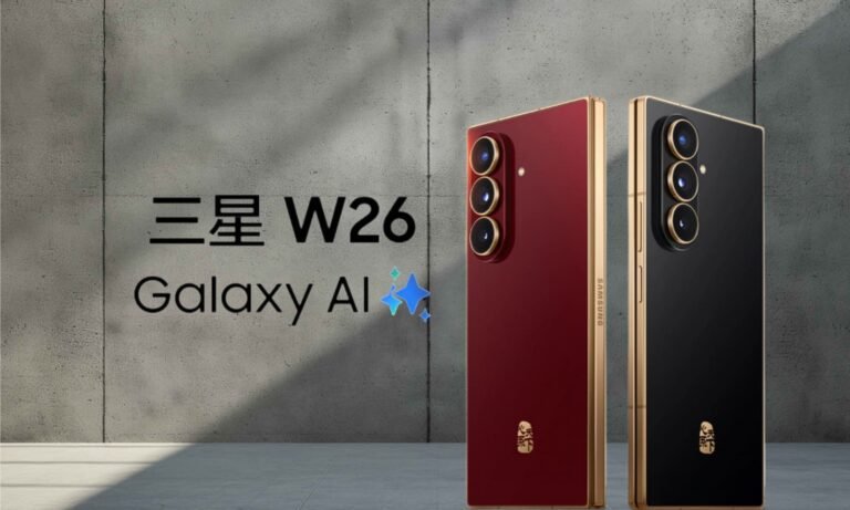 Samsung presenta el Galaxy W26: el plegable más exclusivo